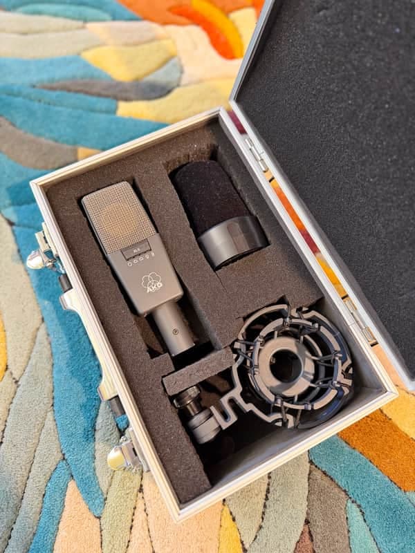 *Mint AKG C414B XLS Large Diaphragm Multipattern Condenser Microphone 2000s