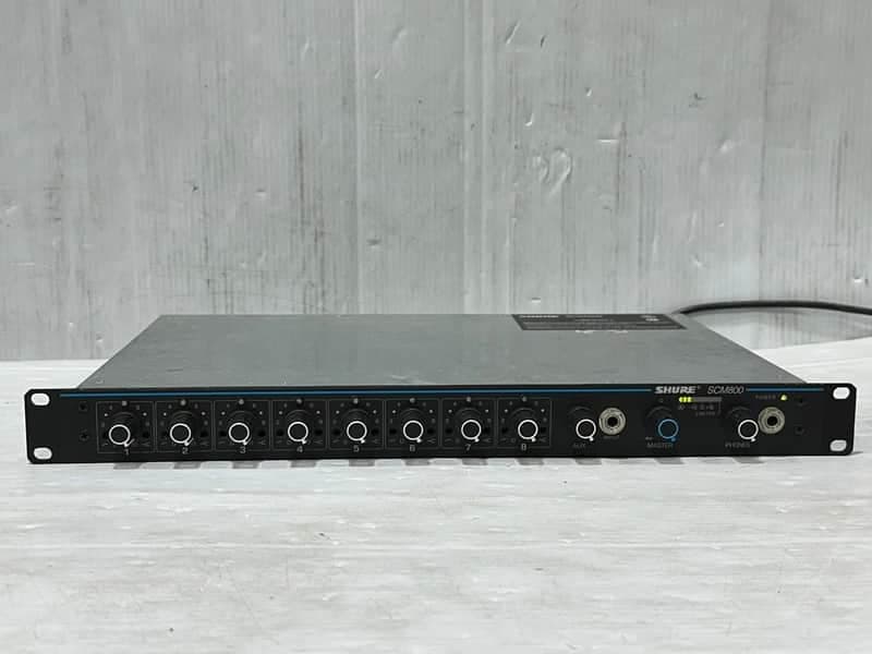 SHURE SCM800 8CH MICROPHONE MIXER #2895 (One)