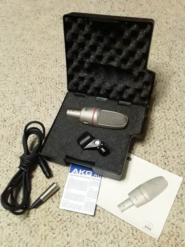 Vintage Akg Studio Condenser Mic + Storage Case & Extras (Never Used) - *Reduced Price Sale*