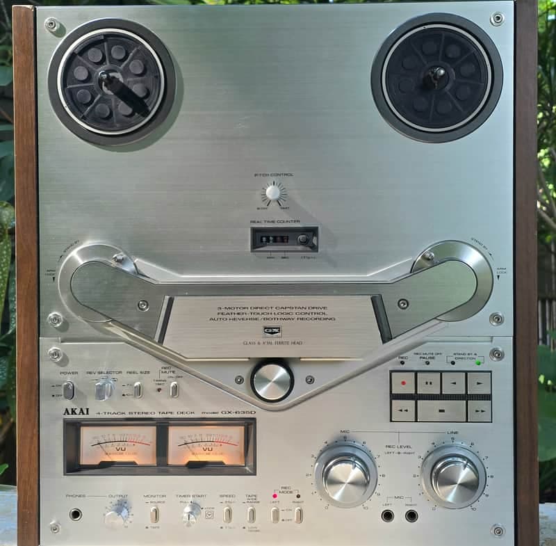 AKAI GX-635D Pro Serviced 1/4" Open Reel Tape Deck, Tested, Excellent Condition