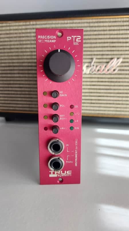 True Systems pT2 500 Series Precision Mic Preamp (RARE)