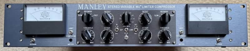 Variable MU Stereo Tube Compressor Limiter with High-Pass, M-S and T-Bar Options