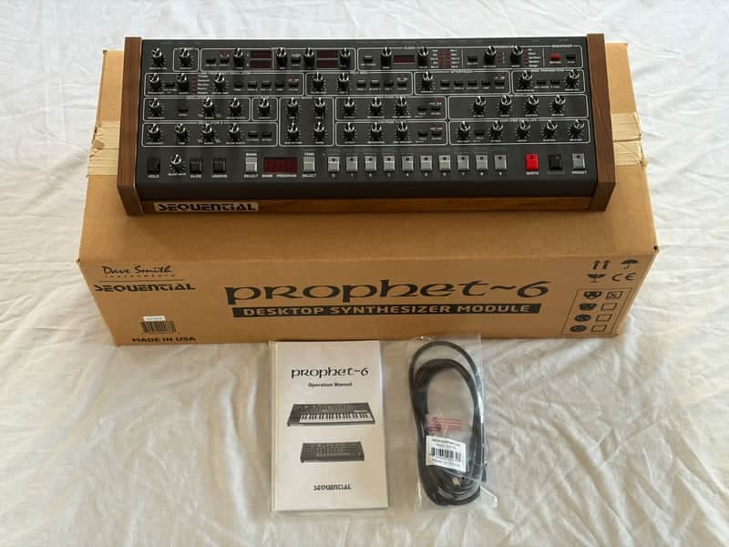 Sequential Prophet-6 Desktop 6-Voice Polyphonic Synthesizer - Basically Brand New!