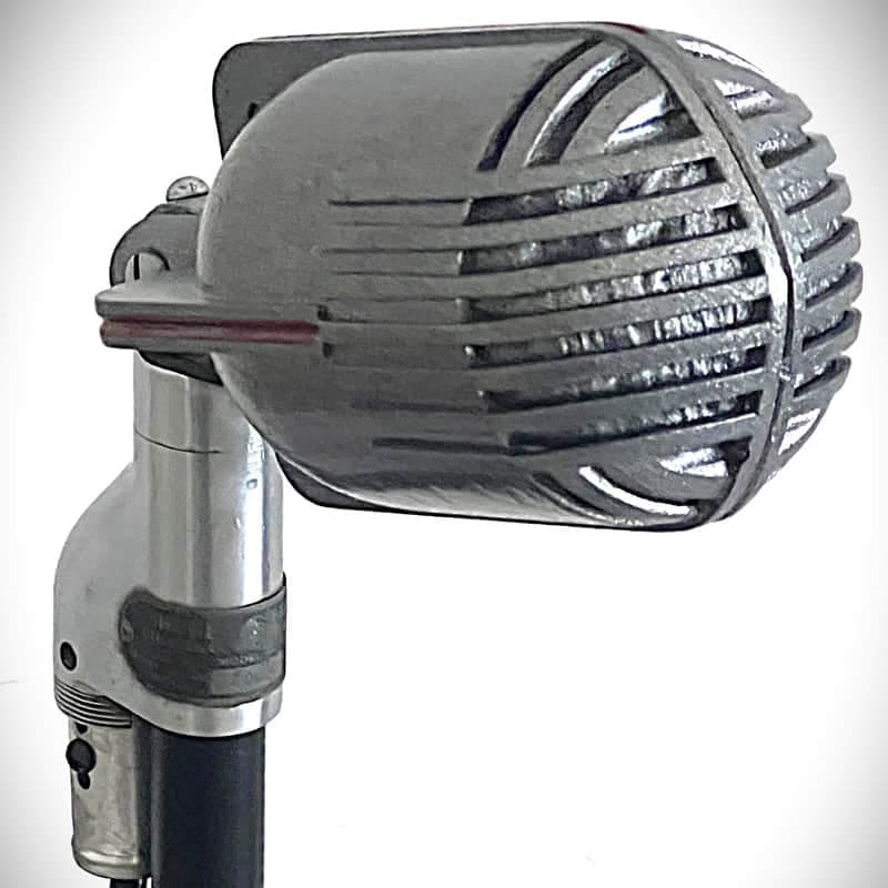 Vintage 1940's SHURE 708 Stratoliner Crystal Microphone , working "Zeppelin"