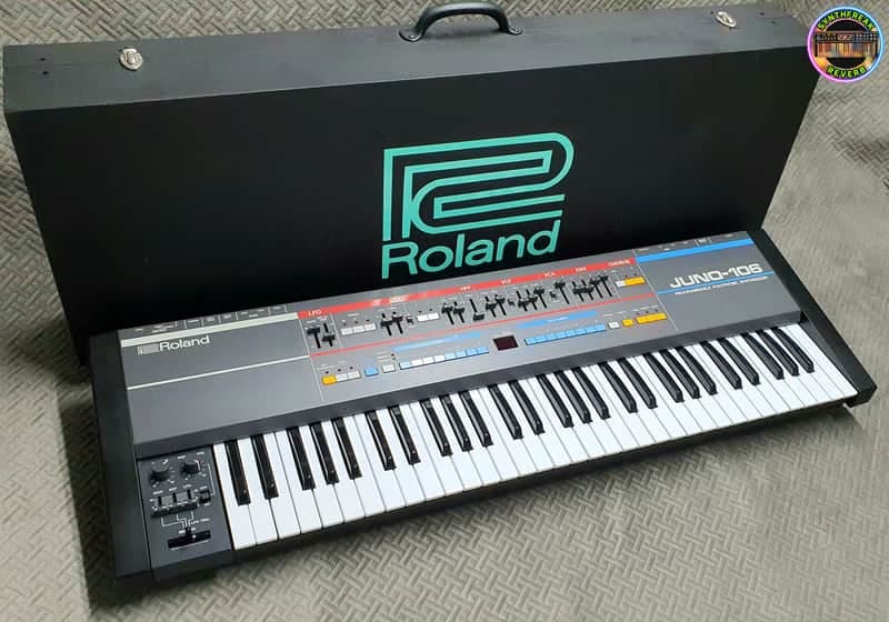 Roland Juno 106 ✅ 61-Key Programmable Polyphonic ✅RARE from ´80s✅ Synthesizer / Keyboard ✅ Cleaned & Full Checked✅ Roland Juno-106✅ Roland Juno 60 little Brother