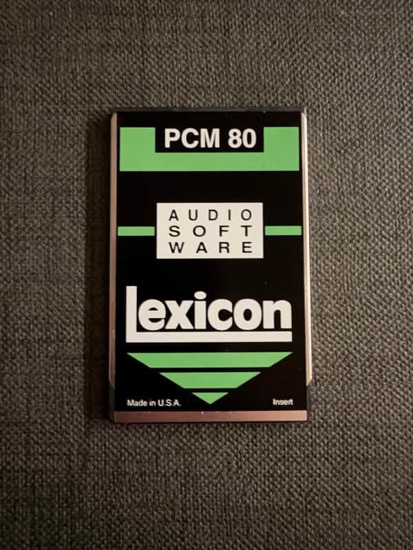 Lexicon PCM 80 Scott Martin Gershin Post FX Algorithm Card