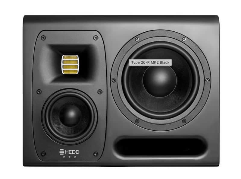 HEDD Audio Type 20-R MK2 Black Midfield Monitore Right NEW