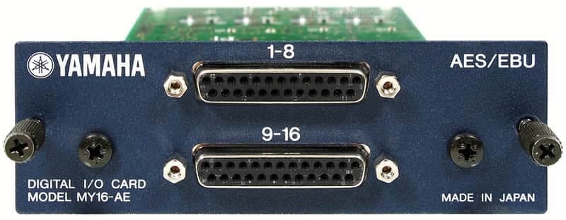 YAMAHA MY16-AE I/O Card 01V96 02R96 LS9 DM 1000 2000 / Rechnung + 1 JAHR GEWÄHRLEISTUNG ✅