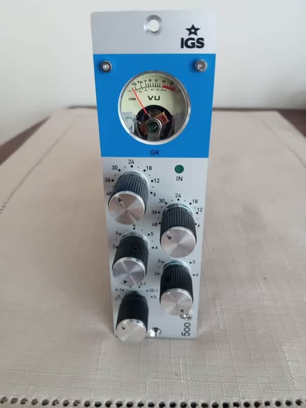 IGS Audio 576 Blue Stripe 500 Series FET Compressor Module