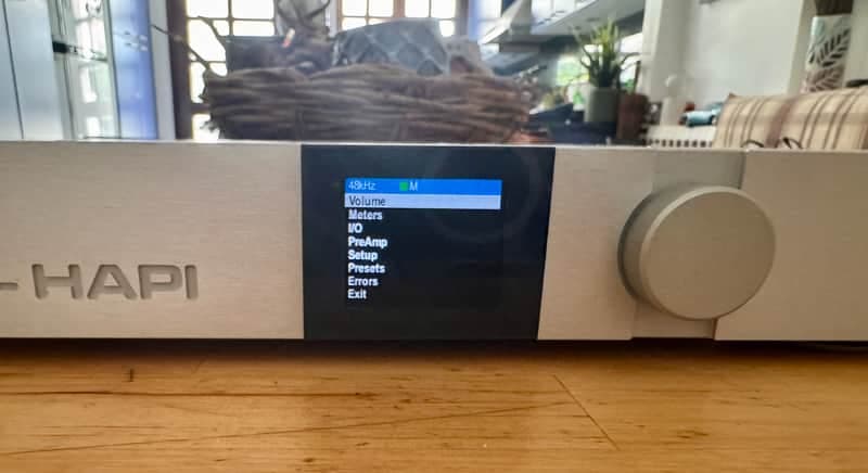 Merging Audio Hapi New OLED Display