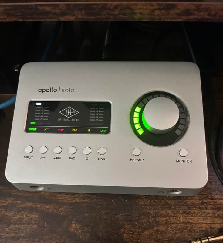 Universal Audio Apollo Solo Heritage Edition Thunderbolt 3 Audio Interface 2020 - Present - Silver