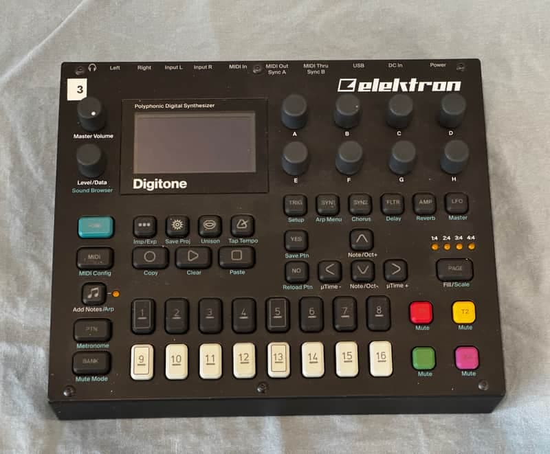 Elektron Digitone 8-Voice Digital Synthesizer 2017 - 2024 - Black