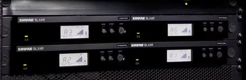 Shure BLX24R - 4 Receivers with Transmitters