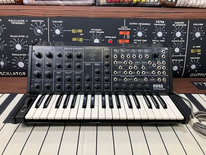 Korg MS-20 from spanish band Azul y Negro, with manuals