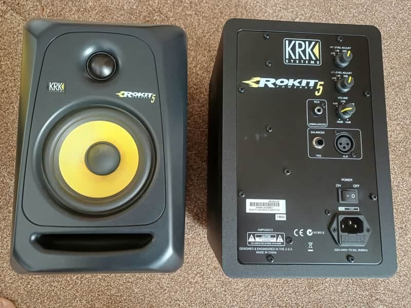 KRK Rokit 5 Active Studio Monitors (Pair) 2019 - 2021 - Black