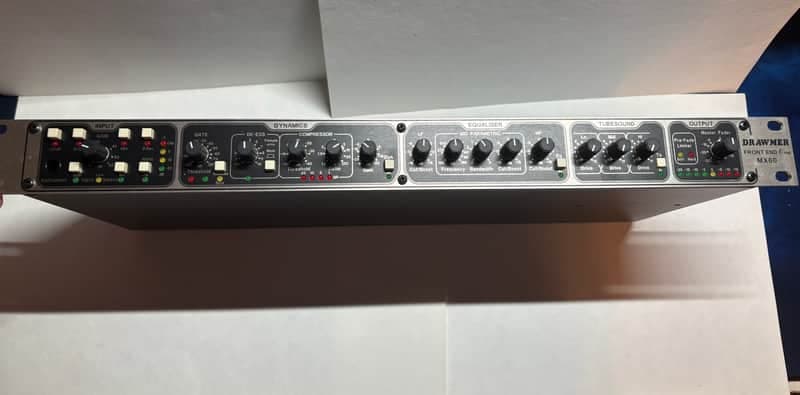 Drawmer Frontend MX60 STUDIO CHANNEL STRIP- Gold * SUPER RARE GOLD FACE*