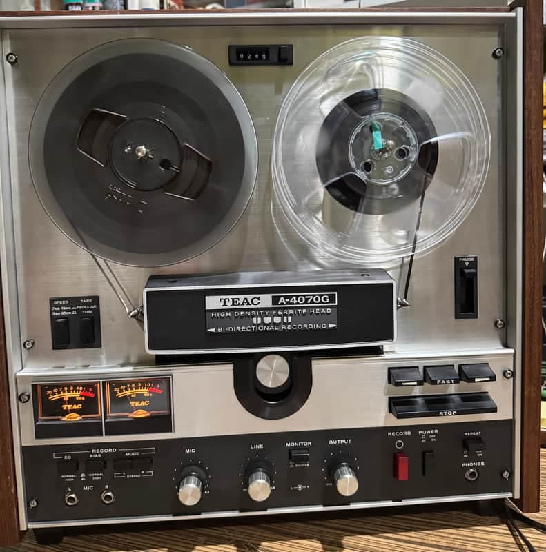 TEAC A-4070G Auto Reverse Reel to Reel Recorder - Serviced - Read Description