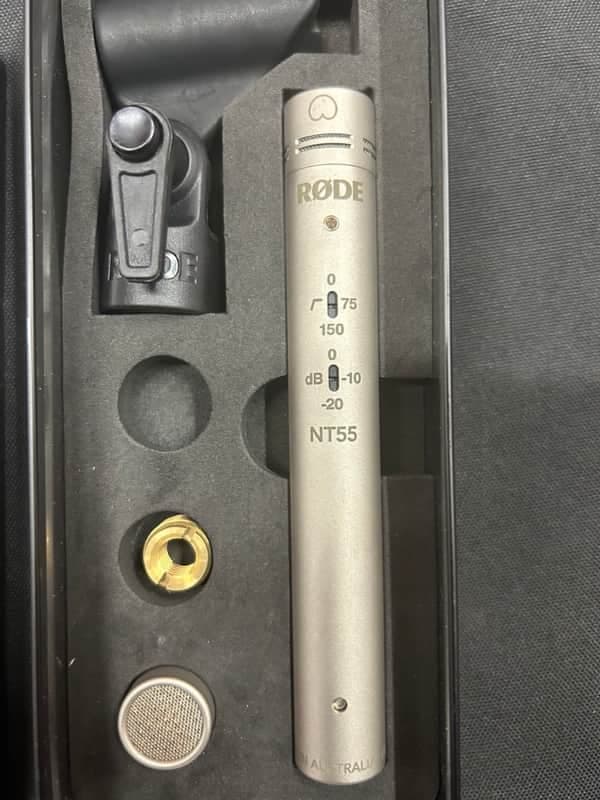 RODE NT55 Interchangeable Capsule Small Diaphragm Condenser Microphone 2007 - Present - Silver