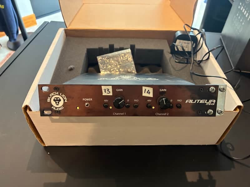 Black Lion Audio Auteur MKII 2-Channel Mic Preamp 2010s - Black