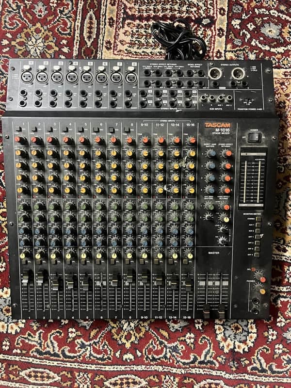 1990's Tascam M-1016 16-Channel Stage Mixer