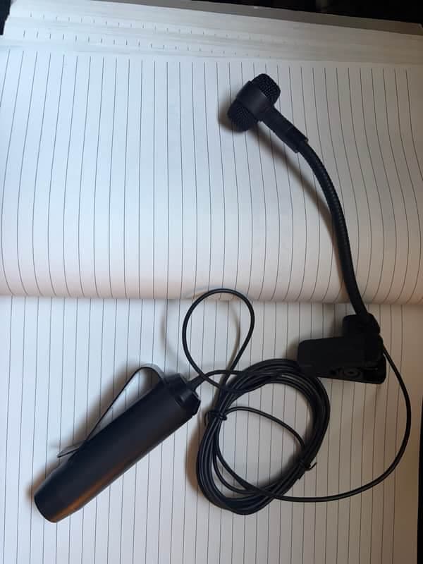 Shure PGA98H-XLR Cardioid Condenser Gooseneck Instrument Mic with 15' XLR Cable 2015 - Present - Black
