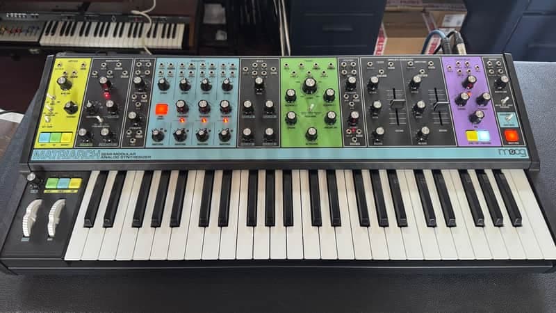 Moog Matriarch 49-Key Semi-Modular Analog Synthesizer 2019 - Present - Black / Multi-Colored Panel