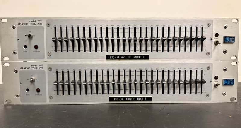 URIE 537 Outboard EQ Pair, Rare with Front Covers