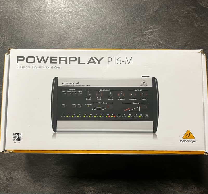 Behringer Powerplay P16-M 16-Channel Digital Personal Mixer 2011 - Present - Standard