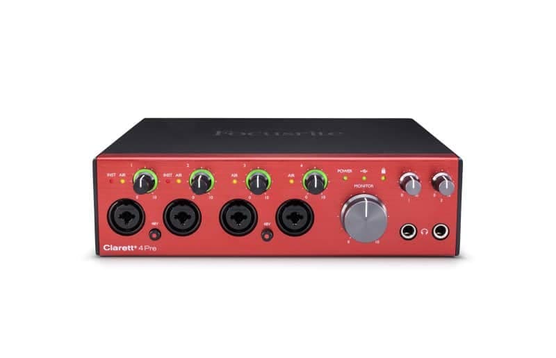 Focusrite Clarett+ 4Pre USB-C Audio Interface (Demo, minor marks)