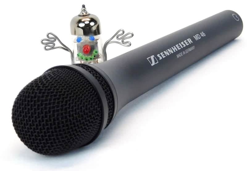 Sennheiser MD 46 Reporter Mikrofon Niere dynamisch + Top Zustand + 1.5J Garantie
