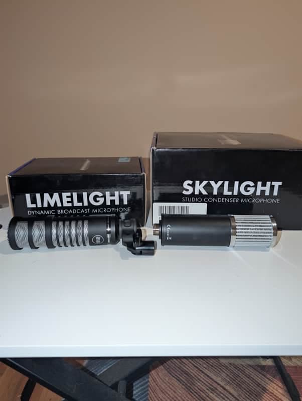 512 Audio Skylight + Limelight Microphones (in-box with accessories)