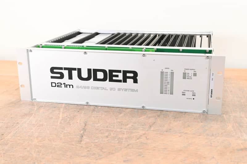 Studer D21m Modular I/O System with Madi HD Link Card CG01BZU