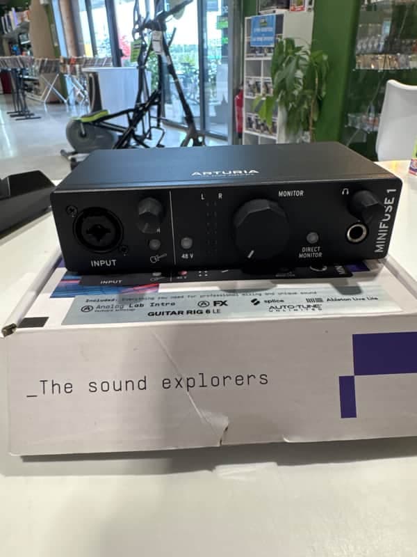 Arturia MiniFuse 1 USB-C Audio Interface 2021 - Black