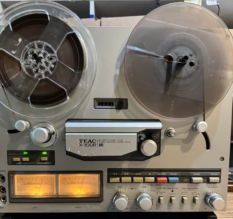 TEAC X-300R Reel to Reel Tape Deck Auto Reverse 3 Motor 3 Head Serviced Tested