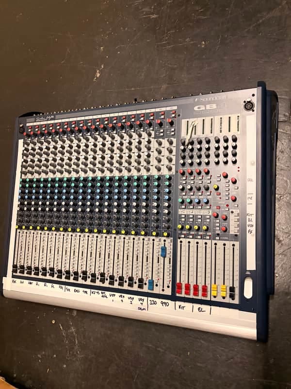 Soundcraft GB2 16-Channel 4-Bus Mixing Console 2010s - Blue