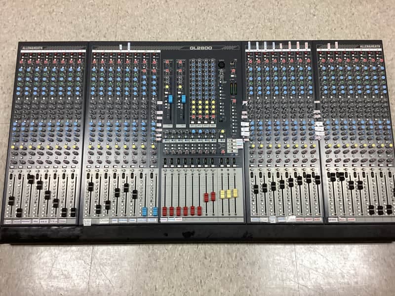 Allen & Heath GL2800-832 8-Group 32-Channel Mixing Console 2010s - Gray