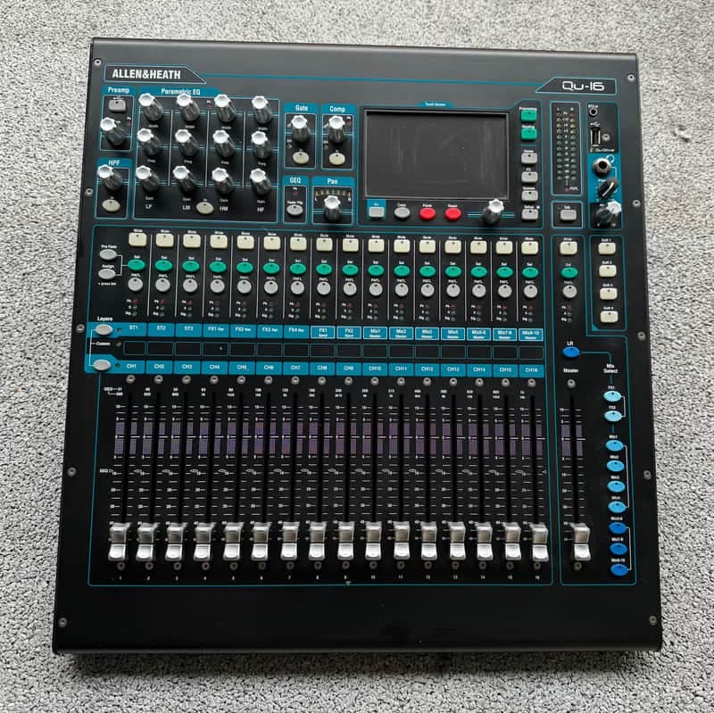 Allen & Heath QU-16C Chrome Edition 16-Channel Digital Mixer 2010s - Black