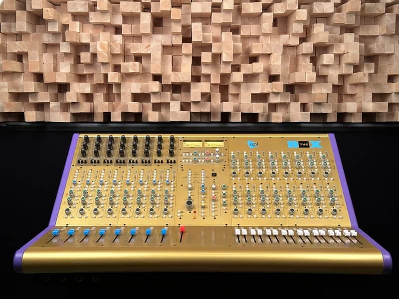API The Box 2 Console Mixer Golden. Loaded With 550A Anniversary Edition. Perfect!