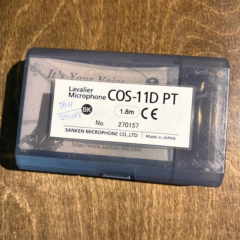 Mint Sanken COS-11D Lavalier For Shure TA4F Connector