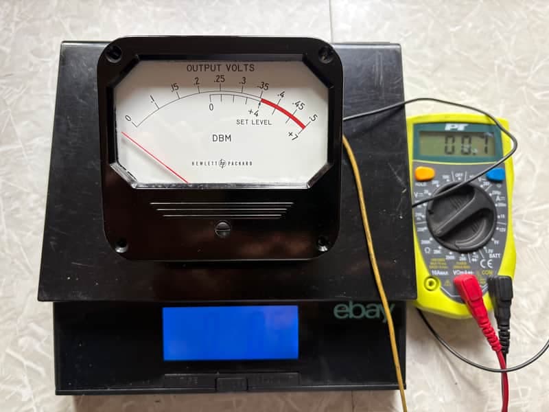 Hewlett-Packard Analog VU Meter Ampex 350, 351