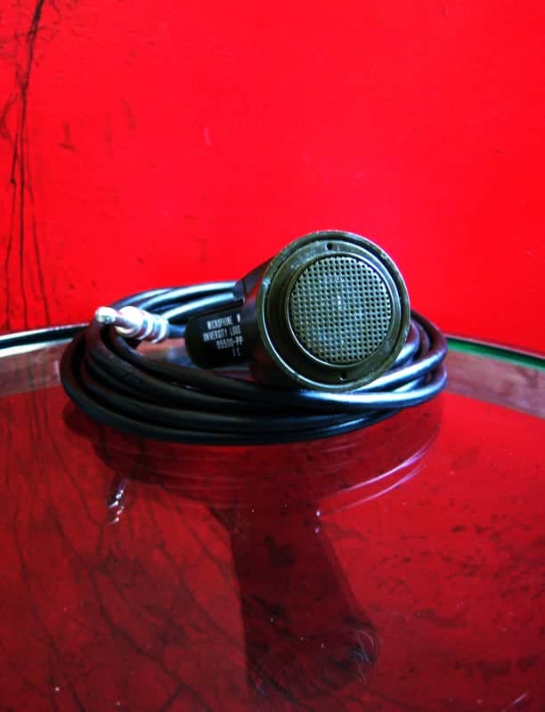 Vintage 1960's University Sound / Electro Voice M43/U Dynamic Microphone Low Z w cable U.S Army 630 605