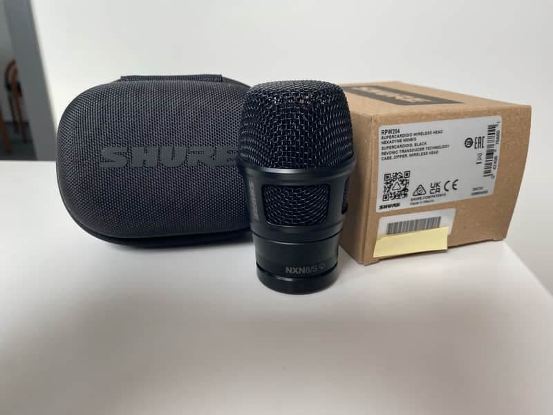 Shure RPW204 Nexadyne 8/S Supercardioid Wireless Capsule 2024 - Present - Black