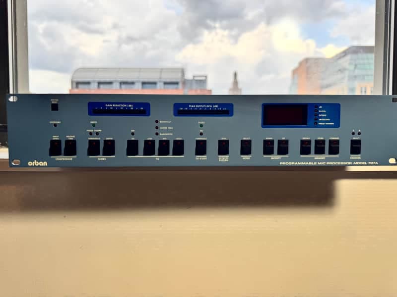 Orban 787a Programmable Mic Processor. Original Blue Face Version Rare Vintage