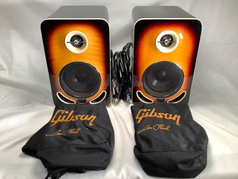 Gibson Les Paul LP4 Reference Studio Monitor (4"), Tobacco Burst, Pair