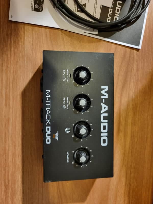 M-Audio M-Track Duo USB Audio Interface 2021 Black