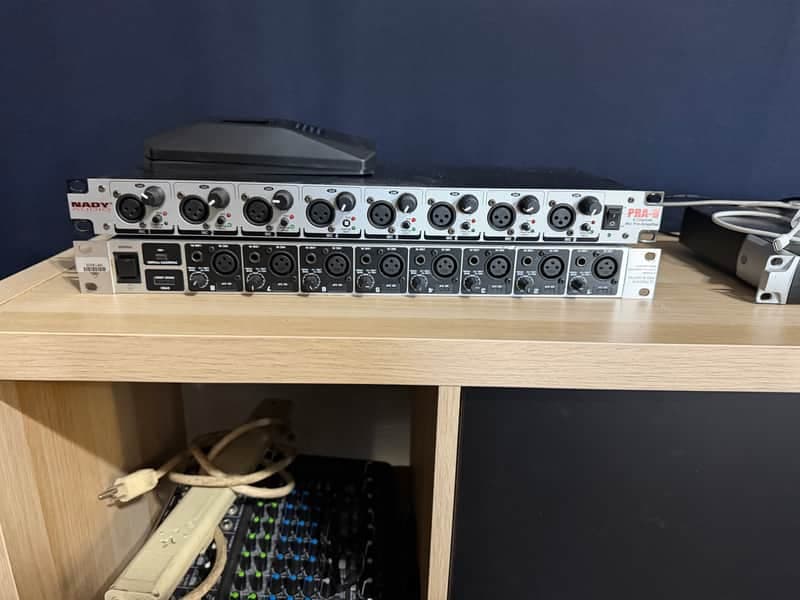 Nady PRA-8 8-Channel Mic Preamplifier 2010s - Silver