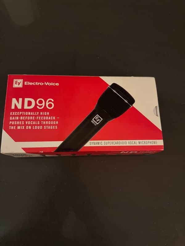 Electro-Voice ND96 Supercardioid Dynamic Vocal Microphone 2016 - Present - Black