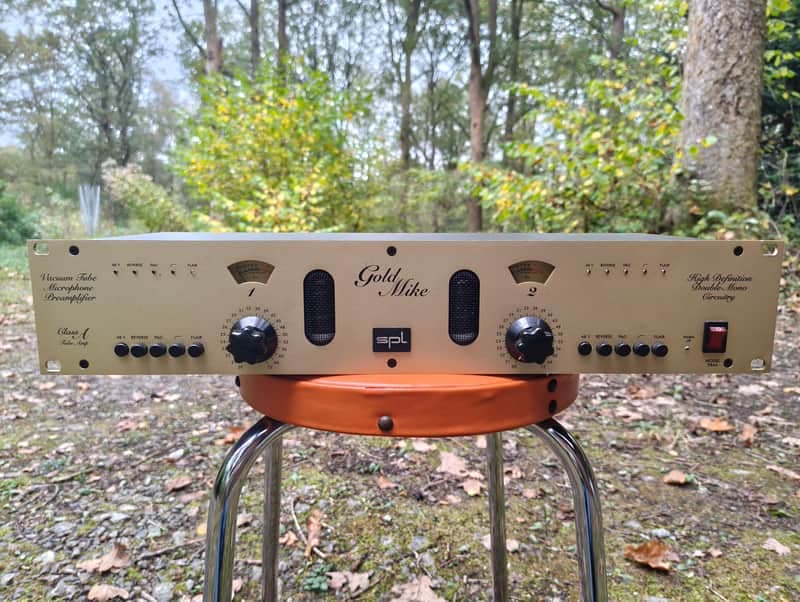 SPL 9844 GoldMike 2-Channel Tube Microphone Preamp 1999 - 2015 - Gold