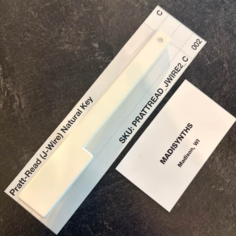 ORIGINAL Pratt Read Replacement C Key (J-Wire Keybeds) for ARP 2500/2600, Moog Minimoog, Oberheim OBX/OBXa/OB8, Sequential Prophet-5/10, PPG Wave 2.2, EML 500, and more
