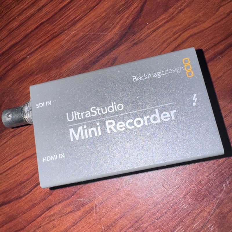 Blackmagic Design UltraStudio Mini Recorder Thunderbolt 2 Computer SDI 1.5G In